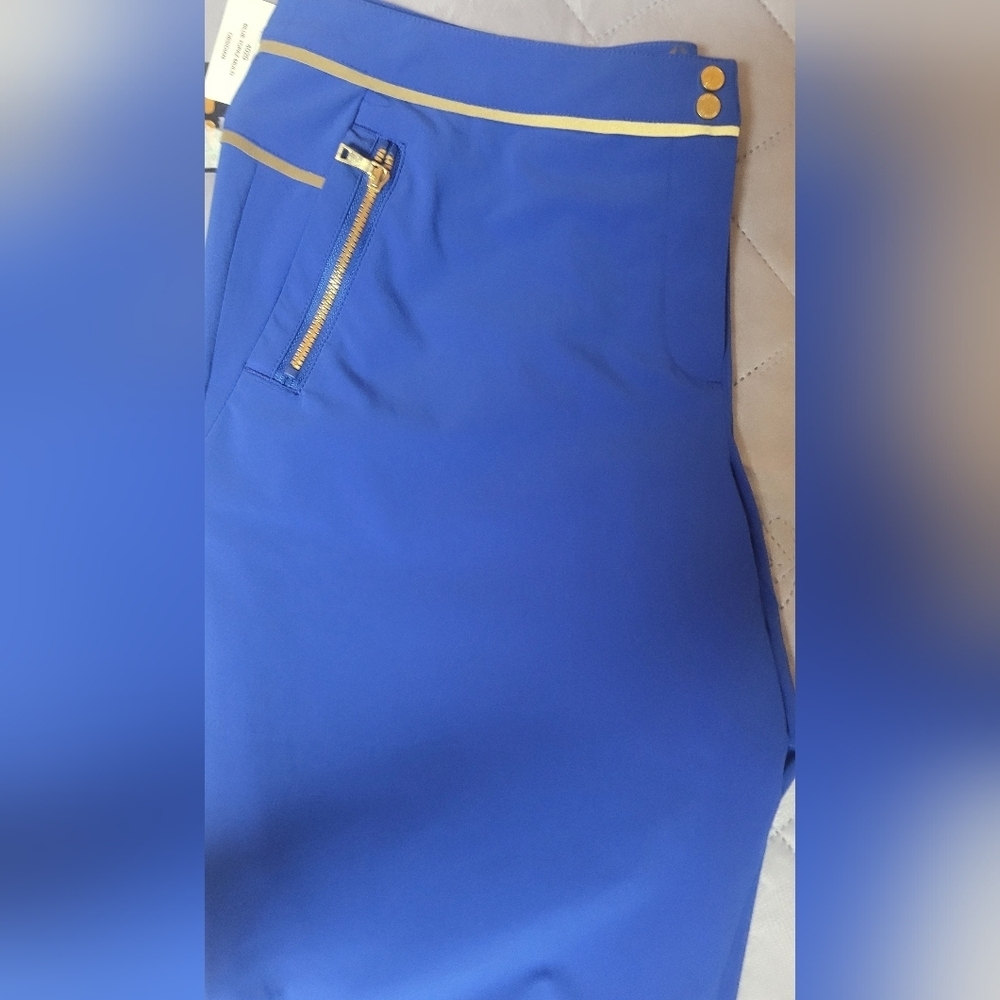 EP Pro Blue Topaz Multi Obsidian golf shorts for women. Size 10 NWT - Picture 10 of 10